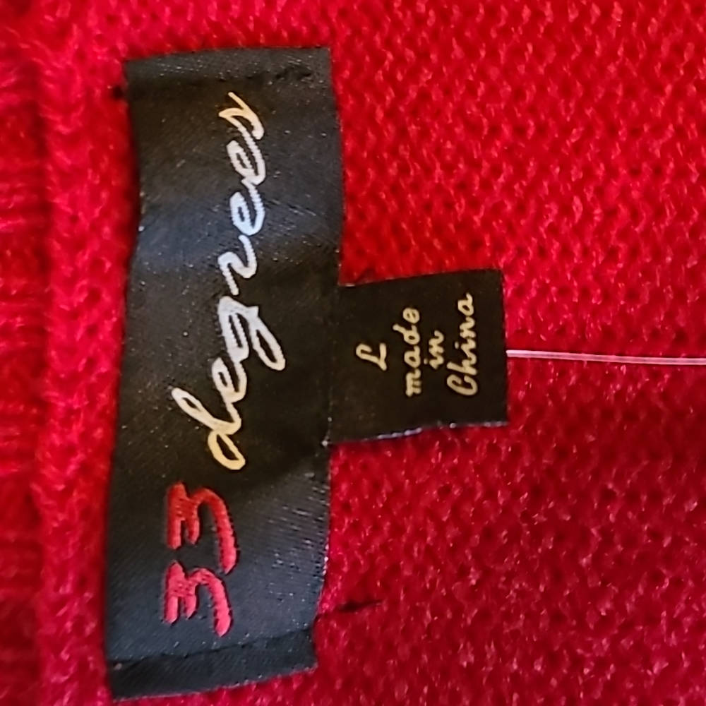UGLY CHRISTMAS SWEATER DRESS - LARGE
